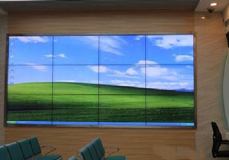 景洪液晶拼接屏的另类用法。